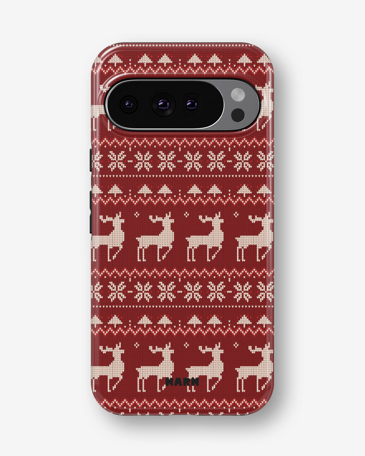 Google Pixel 11 Pro XL Tough Case – Reindeer Knit - View 1