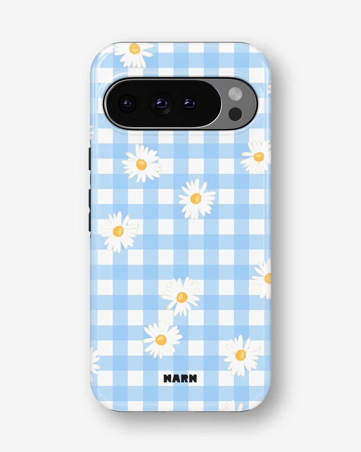 Google Pixel 11 Pro XL Tough Case – Blue Daisies - View 1