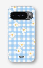 Google Pixel 11 Pro XL Tough Case – Blue Daisies - View 1