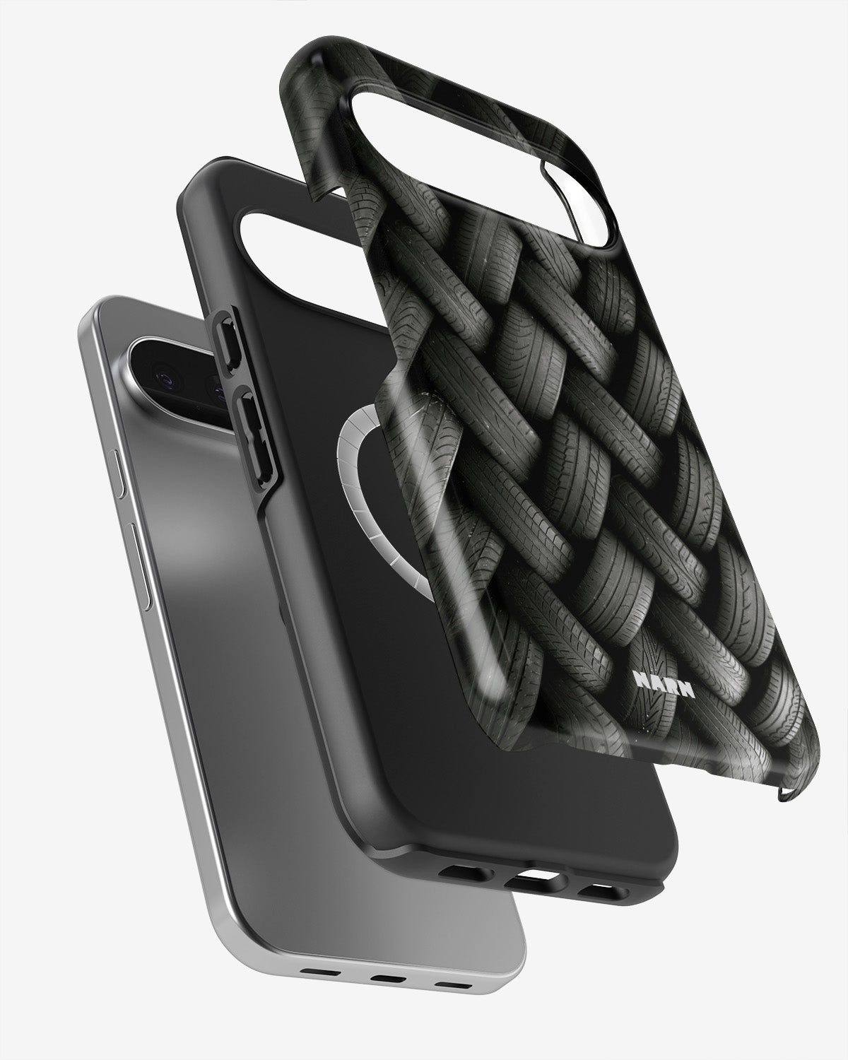 Google Pixel 11 Pro XL Tough Case – Tires Wall - View 2