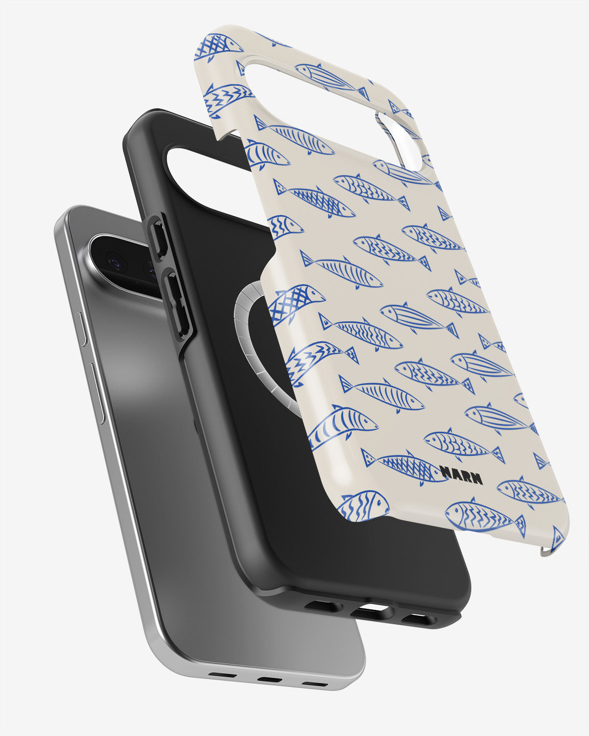 Google Pixel 11 Pro XL Tough Case – Blue Catch - View 2