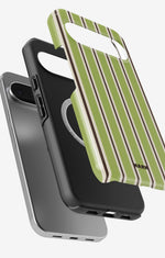 Google Pixel 11 Pro XL Tough Case – Matcha Lines - View 2
