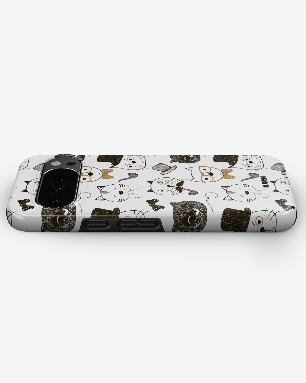 Google Pixel 11 Pro XL Tough Case – Cartoon Cats - View 3
