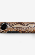Google Pixel 11 Pro XL Tough Case – Brown Snakeskin - View 3