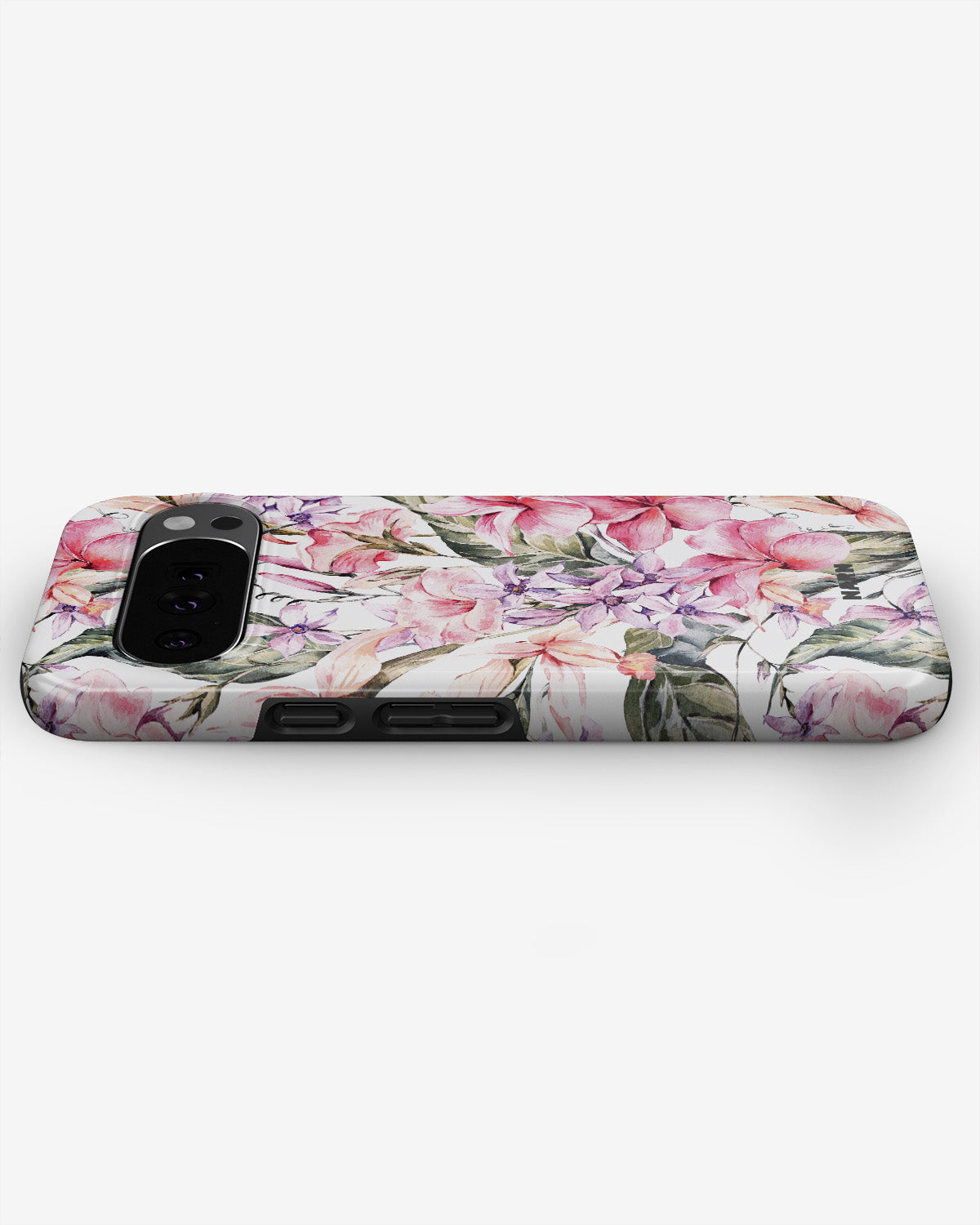 Google Pixel 11 Pro XL Tough Case – Watercolor Flowers - View 3