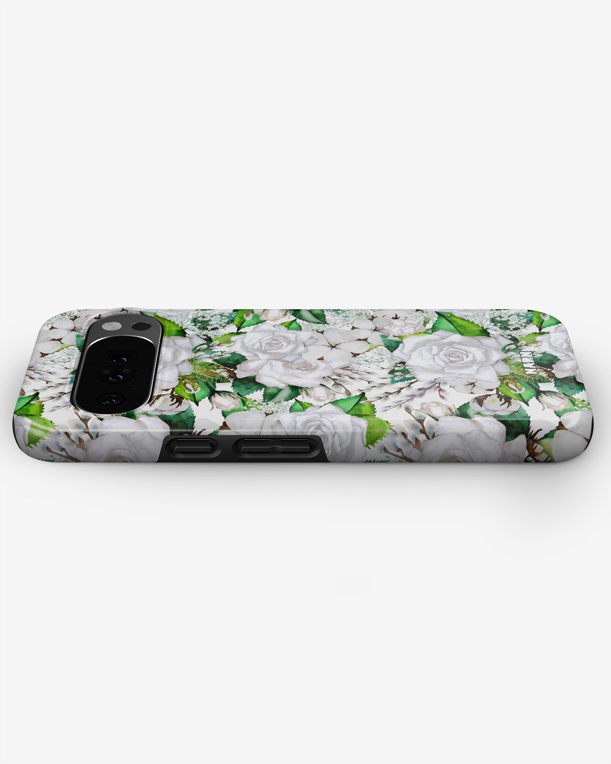 Google Pixel 11 Pro XL Tough Case – White Bloom - View 3