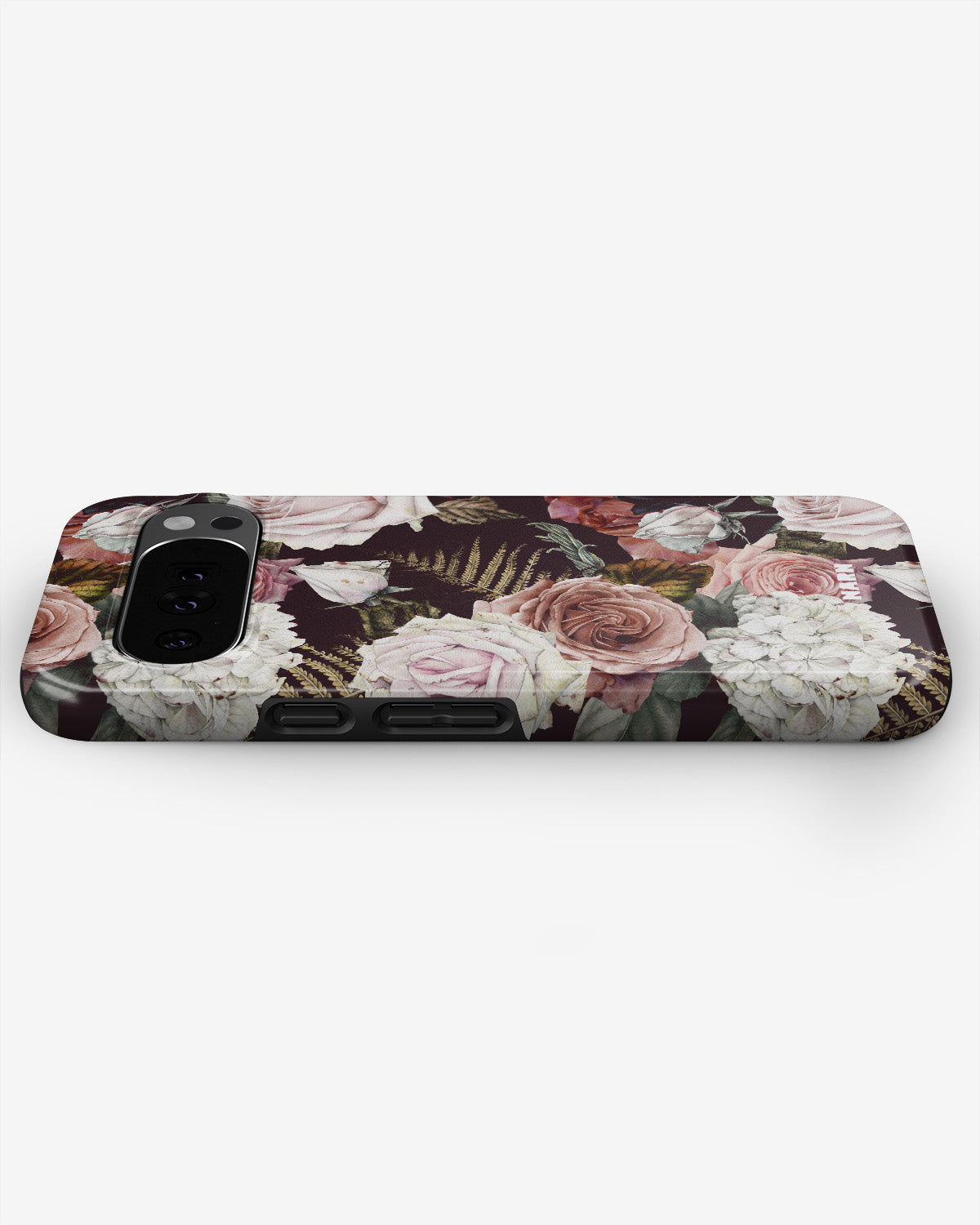 Google Pixel 11 Pro XL Tough Case – Midnight Roses - View 3