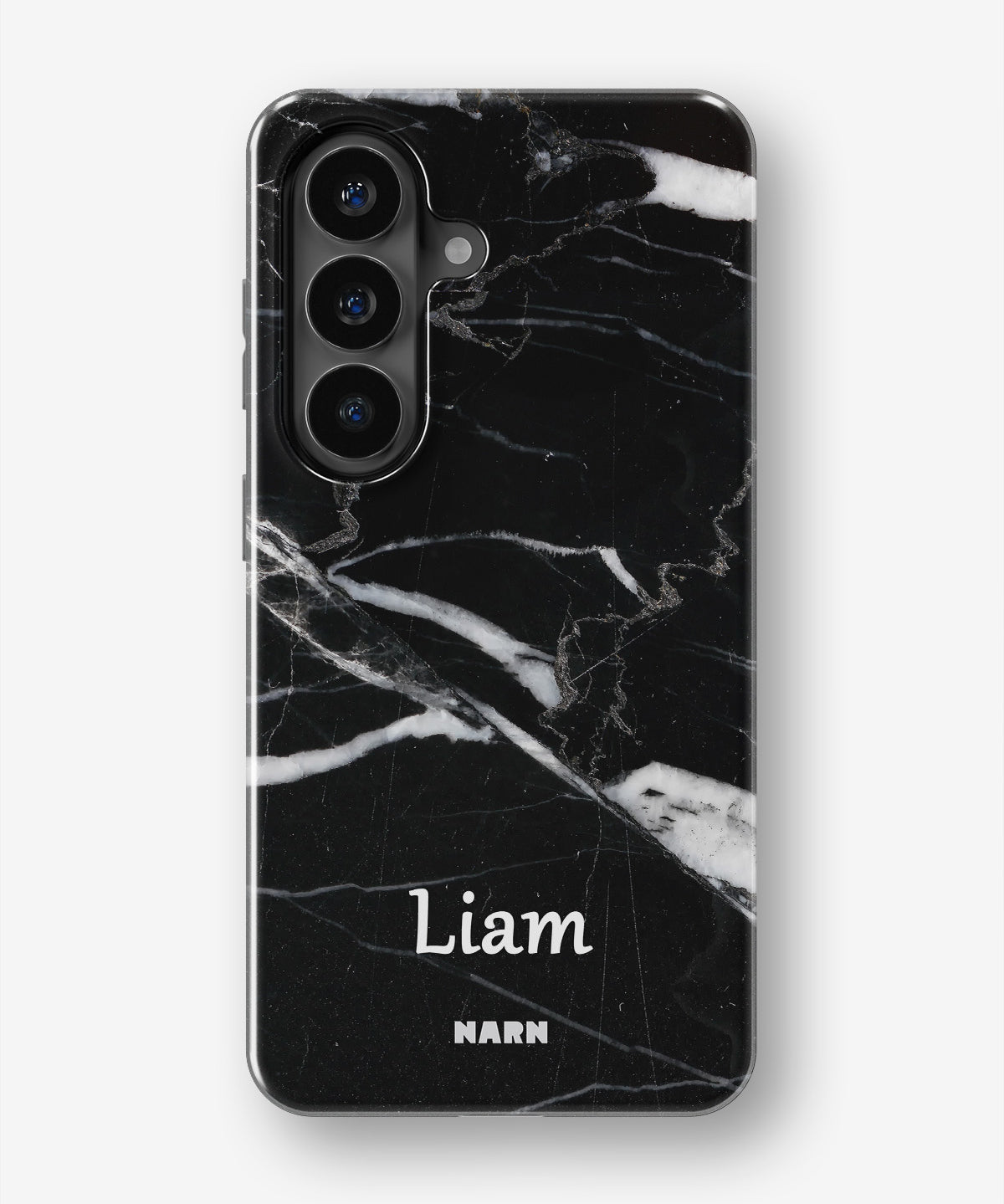 Samsung Galaxy S26 FE Tough Case – Custom - Black Marble - View 1