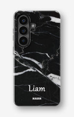Samsung Galaxy S26 FE Tough Case – Custom - Black Marble - View 1