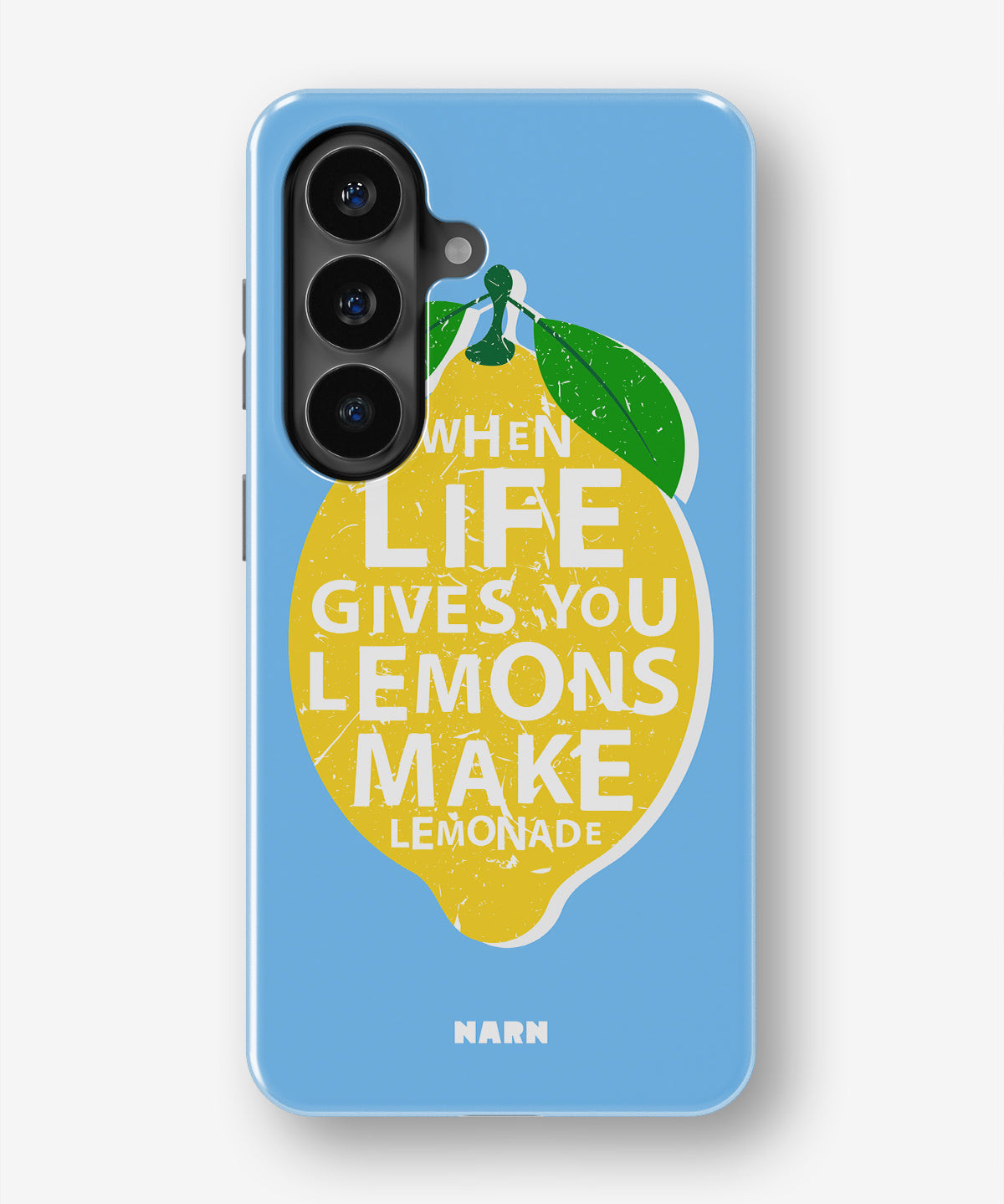 Samsung Galaxy S26 FE Tough Case – Lemon Quote - View 1
