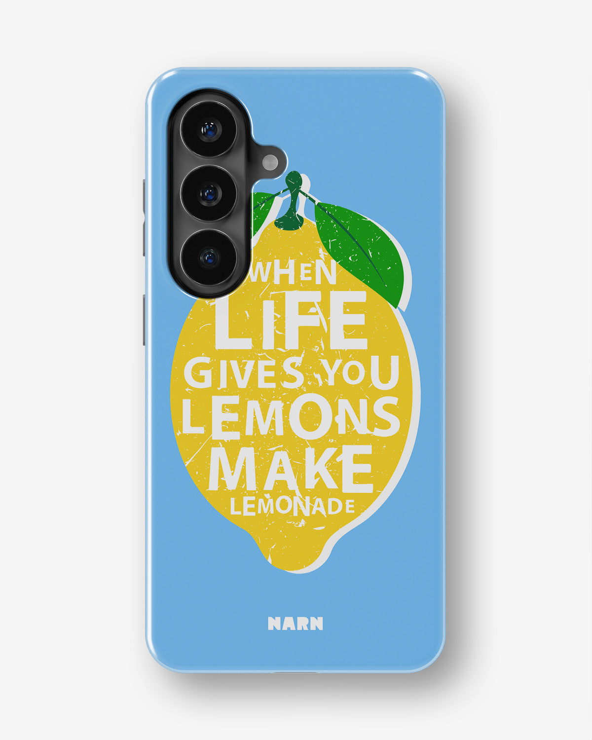 Samsung Galaxy S26 FE Tough Case – Lemon Quote - View 1