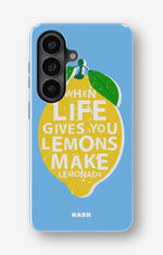 Samsung Galaxy S26 FE Tough Case – Lemon Quote - View 1