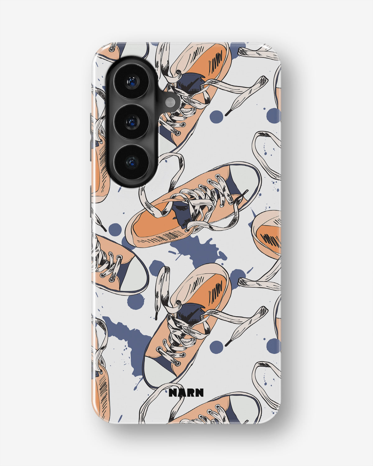 Samsung Galaxy S26 FE Tough Case – Apricot Sneakers - View 1