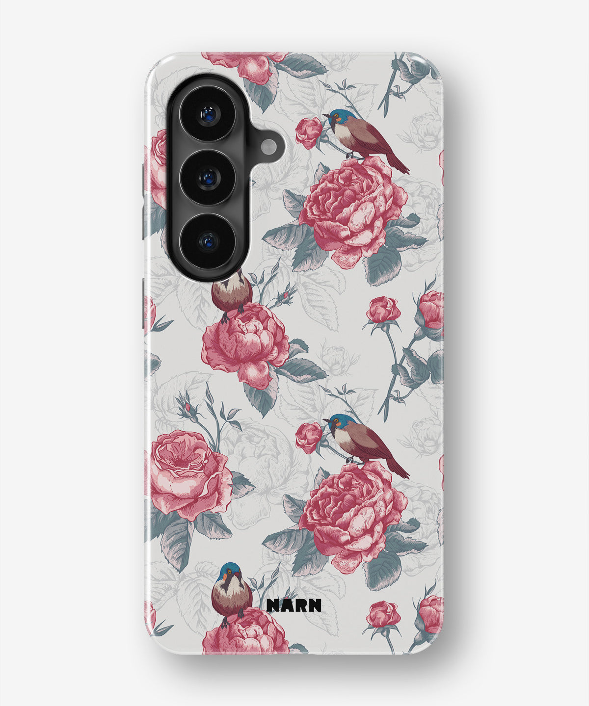 Samsung Galaxy S26 FE Tough Case – Birds Among Roses - View 1