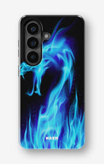 Samsung Galaxy S26 FE Tough Case – Blue Flames Dragon - View 1