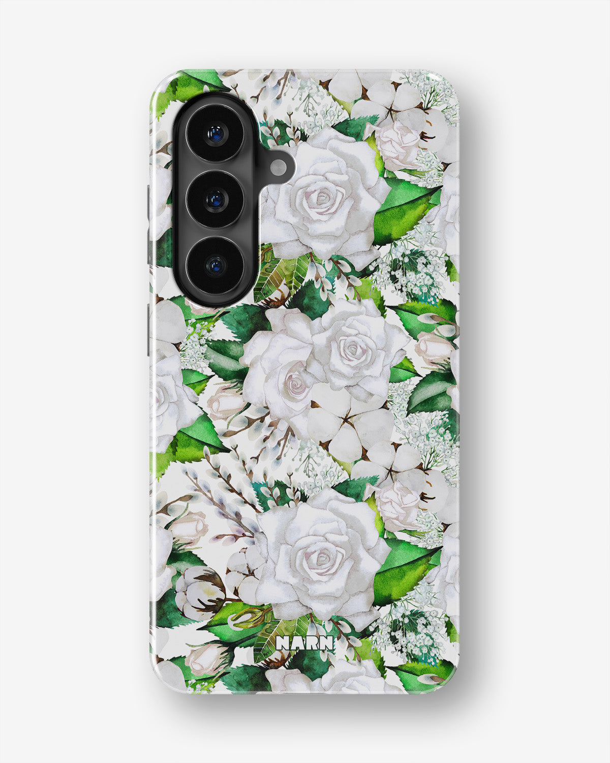 Samsung Galaxy S26 FE Tough Case – White Bloom - View 1