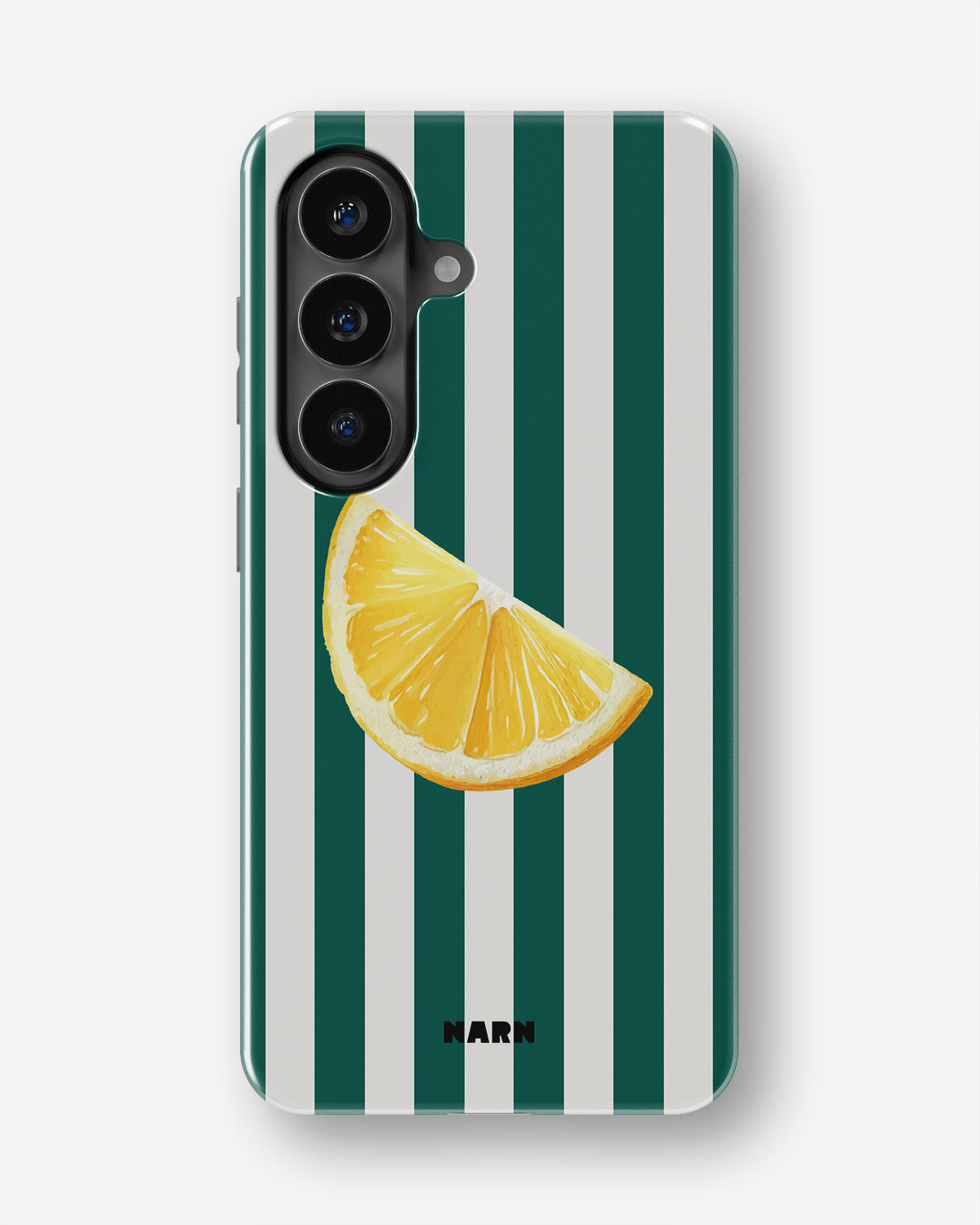 Samsung Galaxy S26 FE Tough Case – Lemon Stripes - View 1