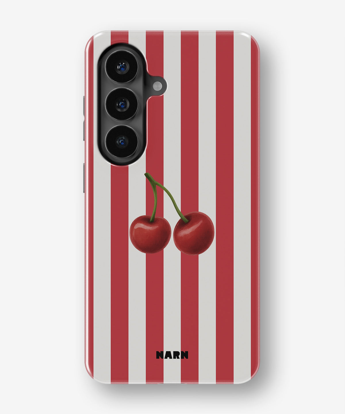 Samsung Galaxy S26 FE Tough Case – Cherry Stripes - View 1