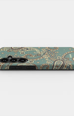 Samsung Galaxy S26 FE Tough Case – Paisley Green - View 3