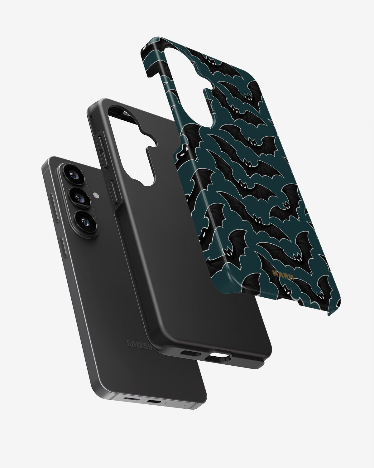 Samsung Galaxy A27 Tough Case – Midnight Bats - View 2