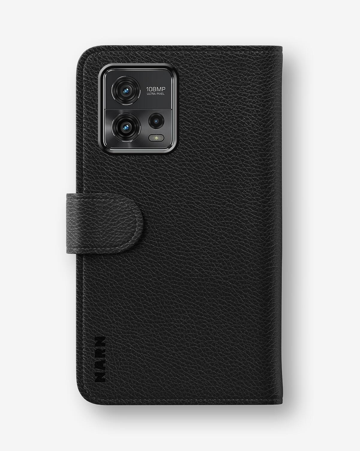 Motorola Moto G72 Wallet Case - Midnight Rose - View 4