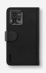 Motorola Moto G72 Wallet Case - Midnight Rose - View 4
