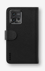 Motorola Moto G73 Wallet Case - Choco Dots - View 4