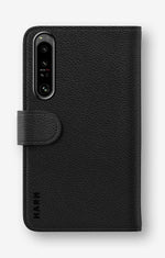 Sony Xperia 1 IV Wallet Case - Cranberry Stripe - View 4