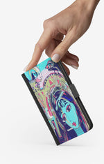 Doro 8050 Wallet Case - Abstract Cat - View 2