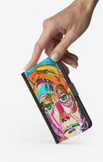 Doro 8050 Wallet Case - Abstract Portrait - View 2