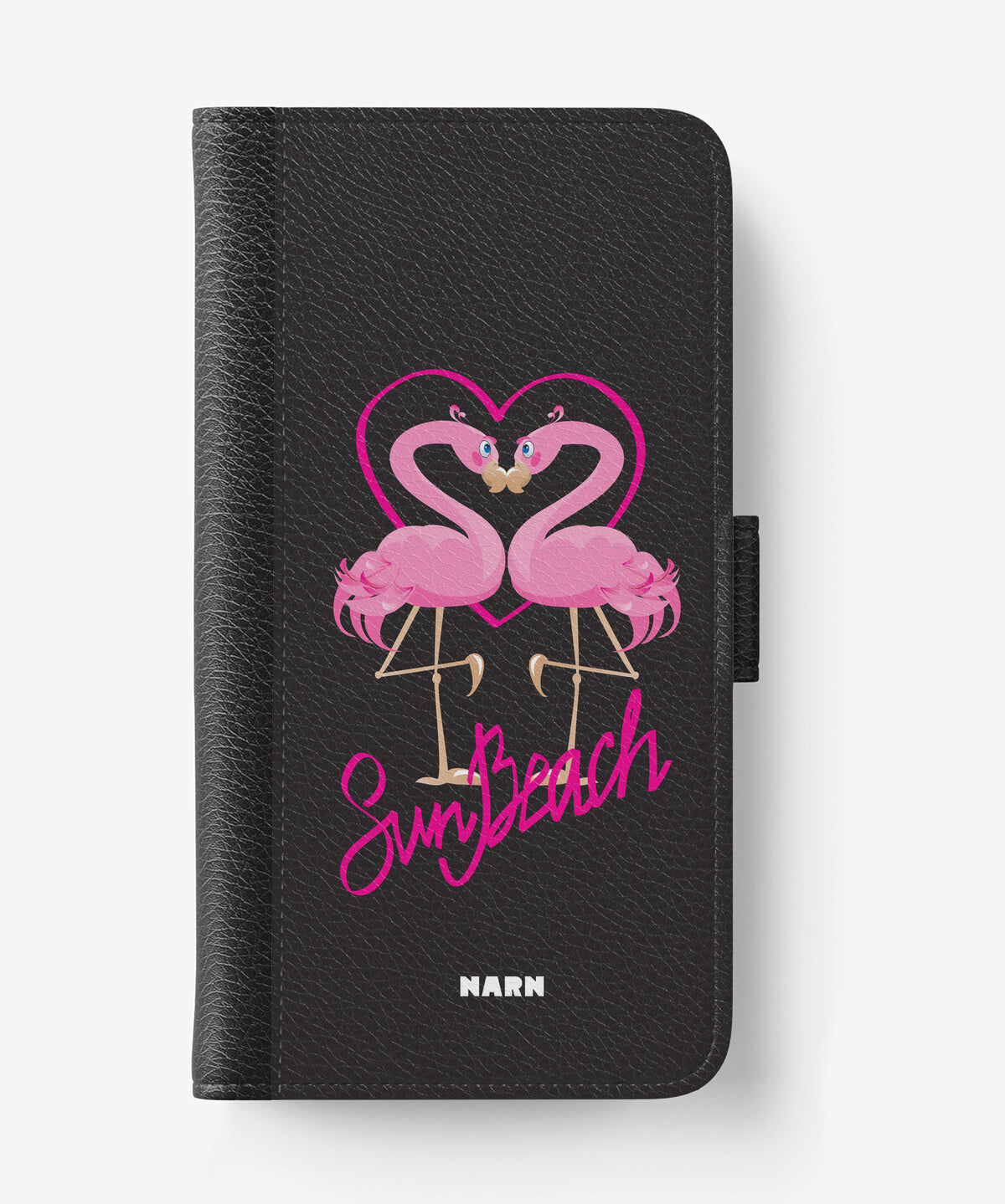 Doro 8050 Wallet Case - Beach Flamingo - View 1