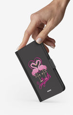 Doro 8050 Wallet Case - Beach Flamingo - View 2