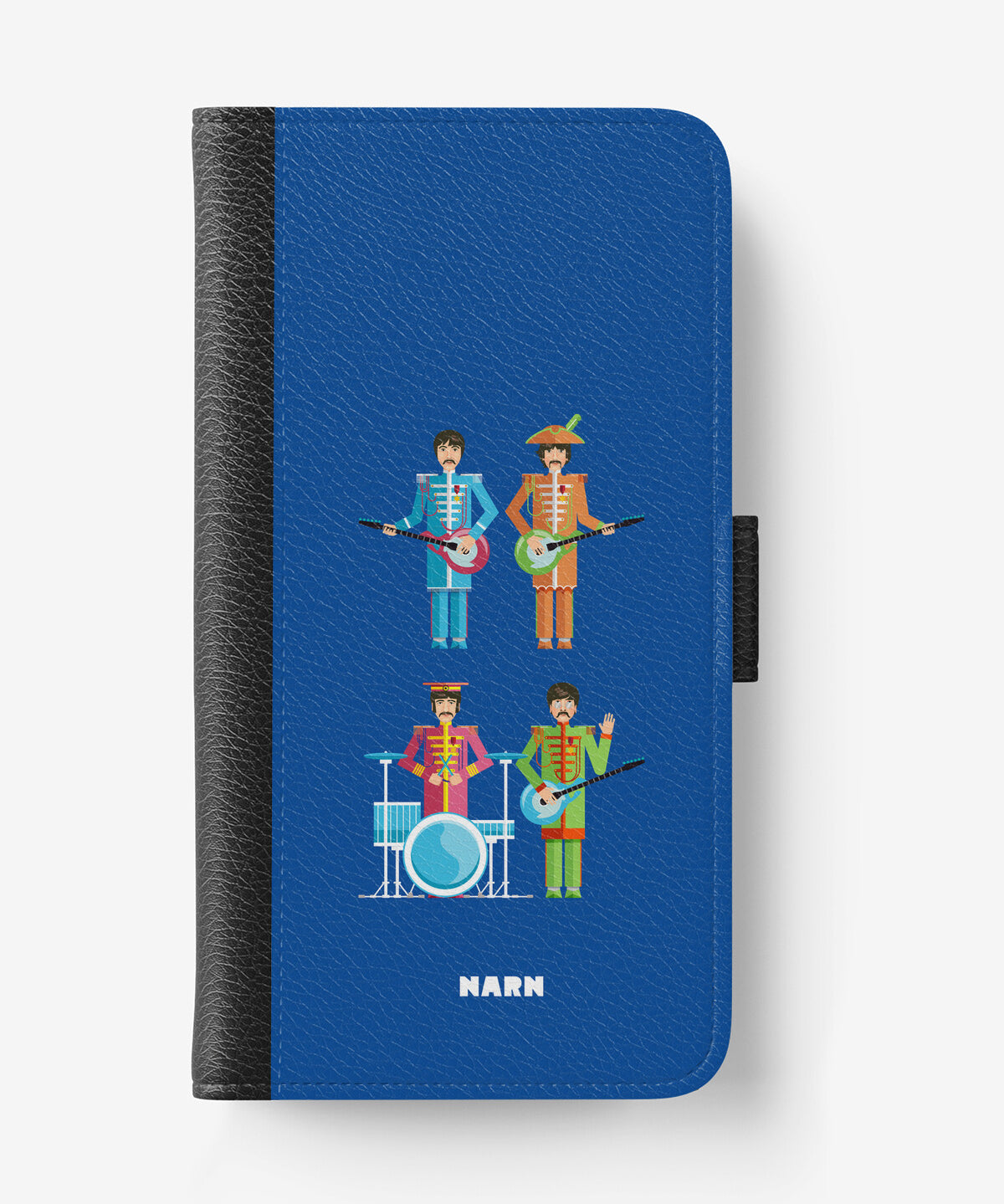 Doro 8050 Wallet Case - Beatles Blue - View 1