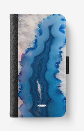 Doro 8050 Wallet Case - Blue Agate - View 1