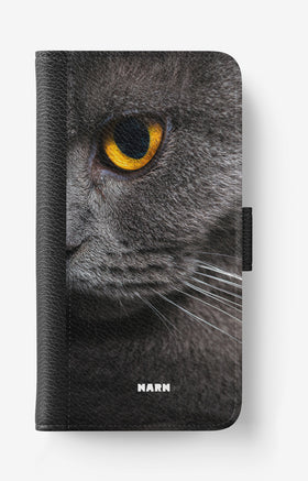 Doro 8050 Wallet Case - Cat's Eye - View 1