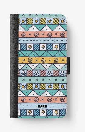 Doro 8050 Wallet Case - Cute Pattern - View 1