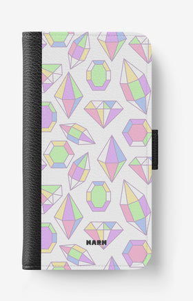 Doro 8050 Wallet Case - Diamonds - View 1