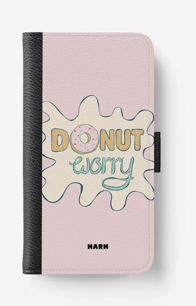 Doro 8050 Wallet Case - Donut Worry - View 1