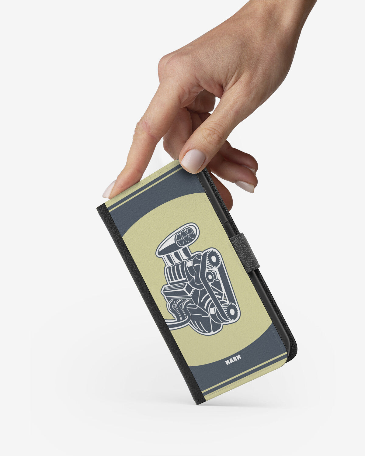 Doro 8050 Wallet Case - Engine - View 2