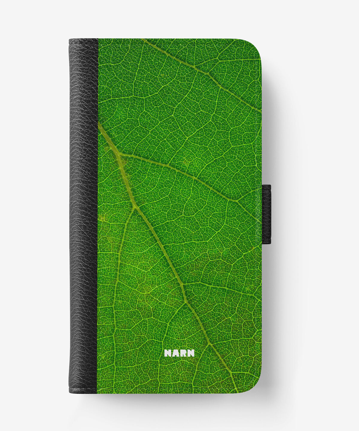 Doro 8050 Wallet Case - Green Leafy - View 1
