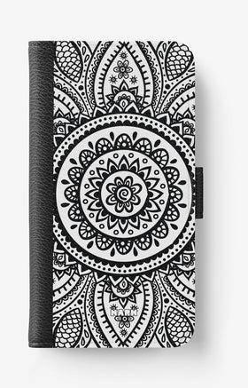 Doro 8050 Wallet Case - Henna Mandala - View 1