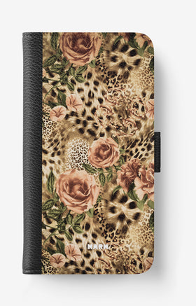 Doro 8050 Wallet Case - Leo Roses - View 1