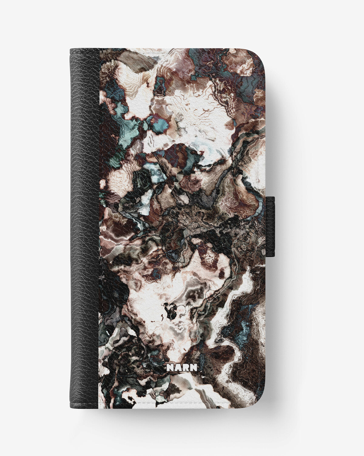 Doro 8050 Wallet Case - Marble Brown - View 1