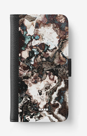 Doro 8050 Wallet Case - Marble Brown - View 1