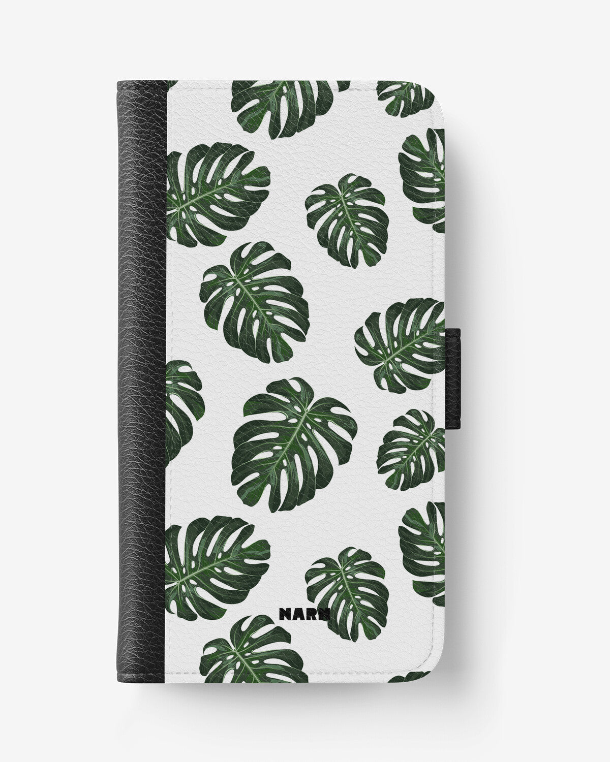 Doro 8050 Wallet Case - Monstera Pattern - View 1