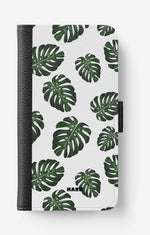 Doro 8050 Wallet Case - Monstera Pattern - View 1