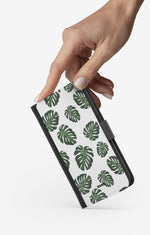 Doro 8050 Wallet Case - Monstera Pattern - View 2