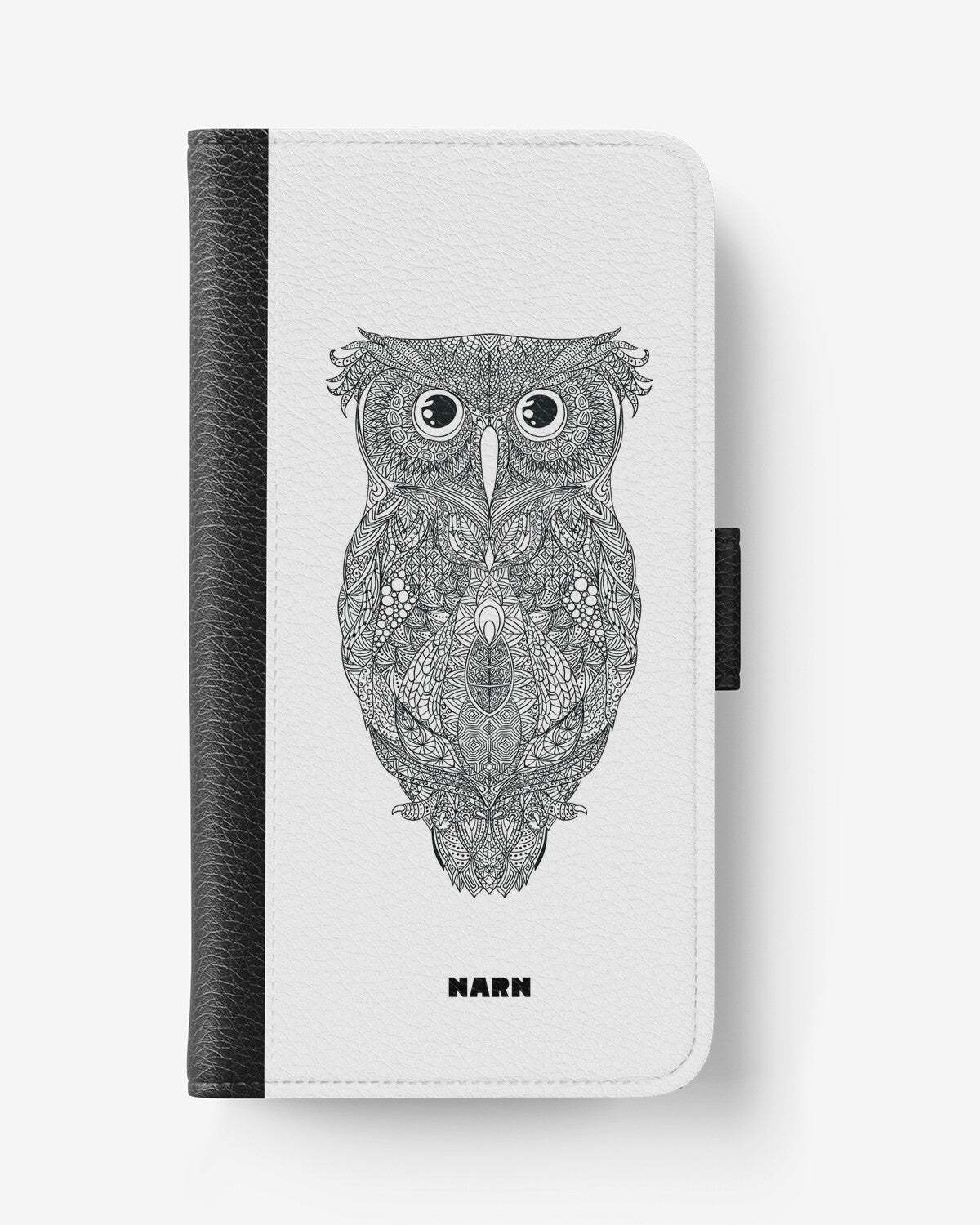 Doro 8050 Wallet Case - Owl - View 1