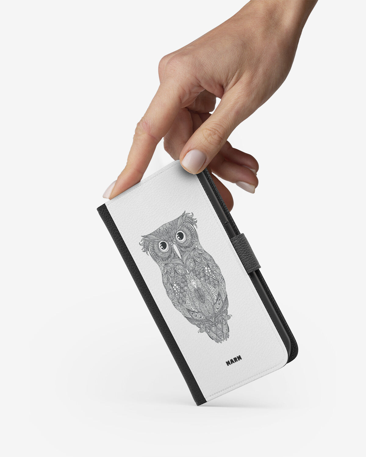 Doro 8050 Wallet Case - Owl - View 2