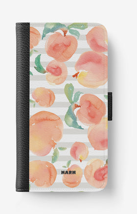 Doro 8050 Wallet Case - Peachey - View 1